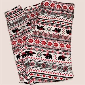 Black Bear Jammies Leggings Size XL